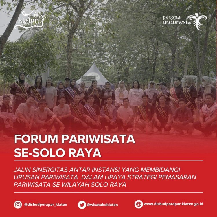 Klaten Tuan Rumah Forum Pariwisata Solo Raya
